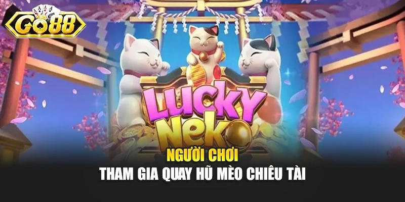 Người chơi tham gia quay hũ mèo chiêu tài